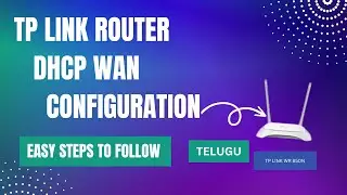 Tp Link TL WR850N 300Mbps Wireless Wi Fi Router Setup ! Telugu ! How to Setup a TP-Link WiFi Router