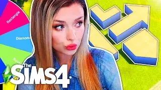 Randomizer Determines My ROOM SHAPE?? // Sims 4 House Building Challenge