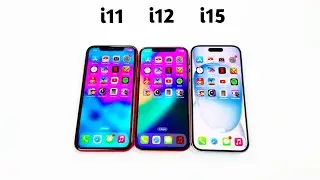 iPhone 11 Vs iPhone 12 Vs iPhone 15 - SPEED TEST 2024(iOS 17)