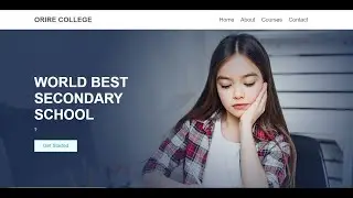 school website design with free source code