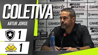 COLETIVA ARTUR JORGE | AO VIVO | Botafogo x Criciúma - Brasileirão 2024