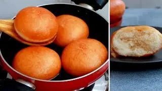 তেলে বেজে নরম তুলতুলে বনরুটি তৈরির রেসিপি | Easy Soft Fried Bun | Bun Roti Recipe | Breakfast Recipe