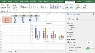 How to Add Custom Error Bars in Excel