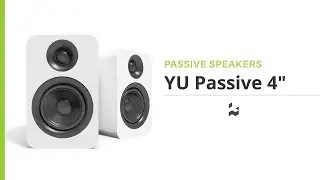 Passive Bookshelf Speakers - Kanto YU Passive 4