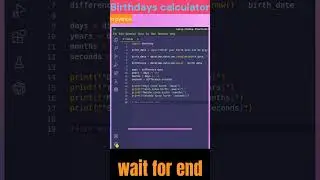 Python Code to Calculate Days, Years, Months, and Seconds Since Birth Date 