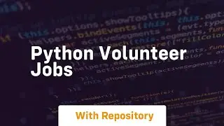 python volunteer jobs