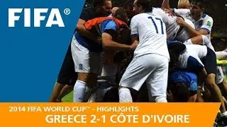 Greece v Côte dIvoire | 2014 FIFA World Cup | Match Highlights