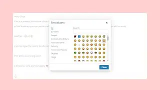 Project Showcase - Add an emoji picker to your textareas | COMING SOON