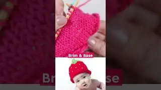 Cutest Baby Shower Gift 🍓 Strawberry Hat Knitting Pattern #studioknit #knittingpattern #babyhat