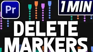 How To Delete Markers In Premiere Pro | Quick Tutorial
