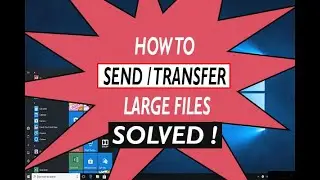 How to Send Large Files For FREE 🔥 | Transfer large files online