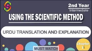 Using the scientific method ll Translation and Question answers in Urdu ll 2nd/12th year