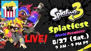 Playing Splatoon 3 Splatfest World Premiere + Hanging Out Until It's Over! (Featuring a Janky Setup)