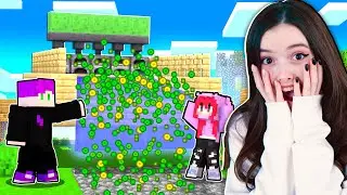 СДЕЛАЛИ БЕСКОНЕЧНУЮ ФЕРМУ ОПЫТА в МАЙНКРАФТ 😱 МОЯ Девушка ИГРАЕТ В MINECRAFT 🤡 #12 