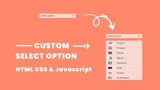 Custom Select Option | Javascript