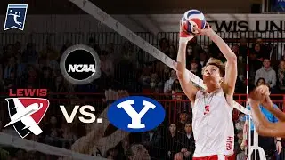 Lewis Flyers vs. BYU Cougars | NCAA Volleyball 2024