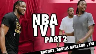 Bronny James, Darius Garland, & Talen Horton Tucker GO AT IT 1v1! | PART 2