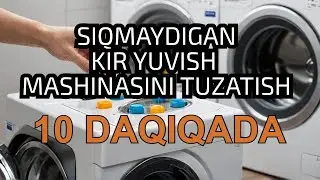 yarim avtomat kir yuvish mashinasi kirni siqmayapti / стиральная машина пол автомат нет отжима