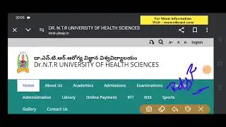 NTRUHS AP Bsc Nursing Seat Allotment Release/NTRUHS BSc Nursing 1st Phase Seat Allotment Download