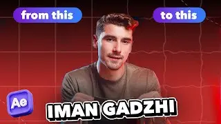 Iman Gadzhi Scribble/Wavy Edit Effect - After Effects Tutorial