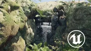 Creating a Realistic Cascade in Unreal Engine | Using Niagara System