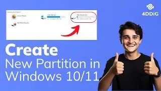 How to Create Partition in Windows 10/11 without Losing Data|How to Partition a Hard Drive