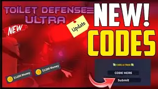 *NEW* ALL WORKING CODES FOR TOILET DEFENSE ULTRA ! ROBLOX TOILET DEFENSE ULTRA CODES 2024