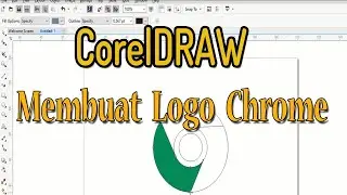 Cara Membuat Logo Chrome Di Coreldraw | Cara Membuat Logo Chrome Di Coreldraw X7