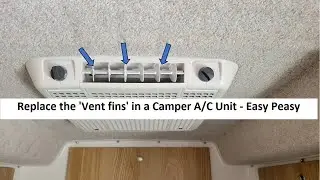 Coleman Camper Air Conditioner vents fixed