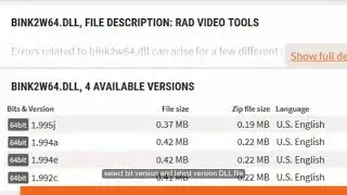 How to Fix Bink2w64.dll Missing Error