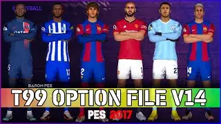 PES 2017 OPTION FILE T99 PATCH V14