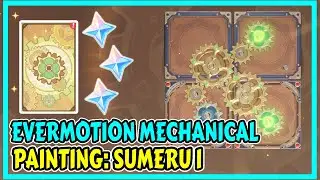 Evermotion Mechanical Invoker Painting: Sumeru 1 Gear Puzzle Event [Genshin Impact]