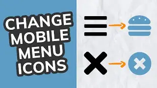 Change Mobile Menu Icons in Elementor Pro