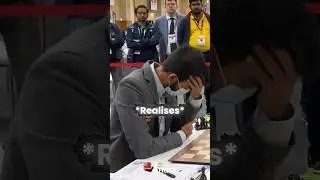 Most BRUTAL Chess Moment 😱😱 #gukesh #chess