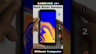 How to Hard Reset Samsung Galaxy J4+ Without Computer ✅ #mobilephone #hardreset