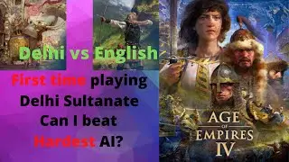 AoE 4 Hardest AI, First Time Playing as Delhi Sultanate
