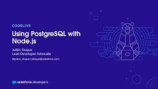 Using PostgreSQL with Node.js | codeLive