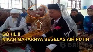 Heboh! Pernikahan Unik 2016 Maskawin Mahar Segelas Air Putih