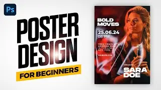 Poster Design Photoshop Tutorial for Beginners !! v3