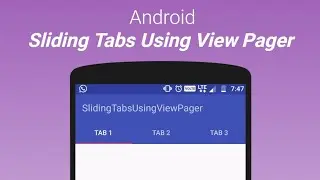 Sliding tabs using ViewPager in Android Studio