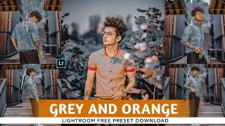 Lightroom Mobile Preset Free Dng 🔥|| Grey And Orange Preset || Lr Free Preset Download || Grey Tone