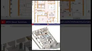 Floor Plan in Revit #revit #revittutorials #enscape