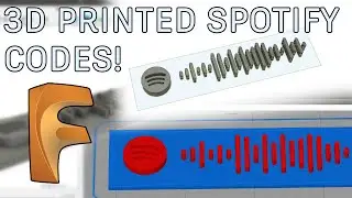 Create Spotify Codes for 3D Printing! | Fusion360