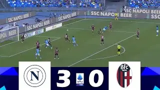 Napoli-Bologna [3-0] | Lega Serie A 2024/25 | Highlights della Partita !