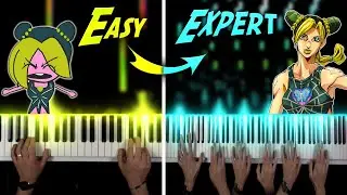 Jolyne's Theme | EASY to EXPERT But...