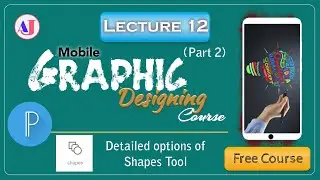 how to use shapes tool in pixellab |lect 12 part 2