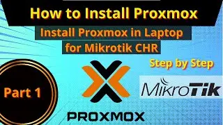 How to download and install Proxmox in system | Install Proxmox for Mikrotik | ProxMox Mikrotik CHR