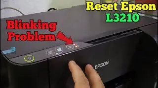 Epson L3210 Blinking Red Light Problem Solve | Reset Epson L3210 Printer | Richard Cabile Vlog