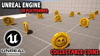 Unreal Engine 5 - 3D Platformer Tutorial - Collectable Coins