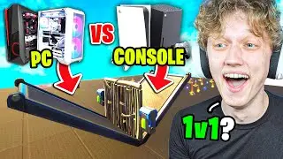 I Hosted a PC vs CONSOLE Tournament for $100 in Fortnite! (toxic)